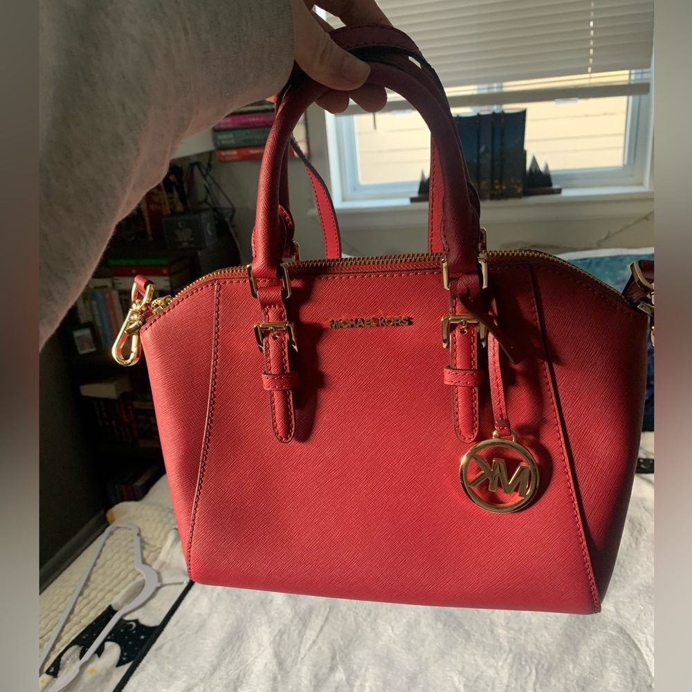 Michael Kors Maxine Medium Dome Satchel